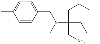 [4-(aminomethyl)heptan-4-yl](methyl)[(4-methylphenyl)methyl]amine Structure