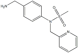 [4-(aminomethyl)phenyl]-N-(pyridin-2-ylmethyl)methanesulfonamide