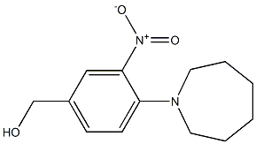 [4-(azepan-1-yl)-3-nitrophenyl]methanol 结构式