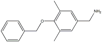 [4-(benzyloxy)-3,5-dimethylphenyl]methanamine Structure