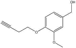 [4-(but-3-yn-1-yloxy)-3-methoxyphenyl]methanol Structure