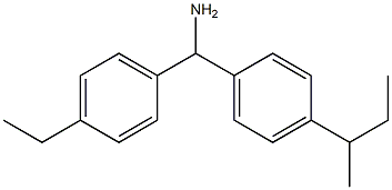  [4-(butan-2-yl)phenyl](4-ethylphenyl)methanamine