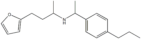 [4-(furan-2-yl)butan-2-yl][1-(4-propylphenyl)ethyl]amine