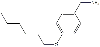 [4-(hexyloxy)phenyl]methanamine 结构式