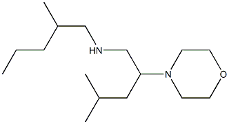 [4-methyl-2-(morpholin-4-yl)pentyl](2-methylpentyl)amine Structure