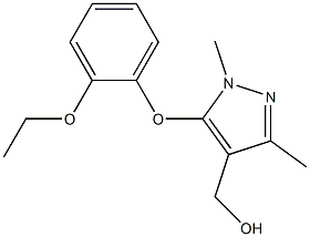 [5-(2-ethoxyphenoxy)-1,3-dimethyl-1H-pyrazol-4-yl]methanol Structure