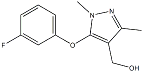 [5-(3-fluorophenoxy)-1,3-dimethyl-1H-pyrazol-4-yl]methanol