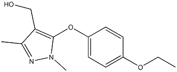 [5-(4-ethoxyphenoxy)-1,3-dimethyl-1H-pyrazol-4-yl]methanol Structure