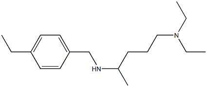 [5-(diethylamino)pentan-2-yl][(4-ethylphenyl)methyl]amine Struktur