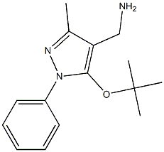 [5-(tert-butoxy)-3-methyl-1-phenyl-1H-pyrazol-4-yl]methanamine