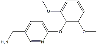 [6-(2,6-dimethoxyphenoxy)pyridin-3-yl]methylamine