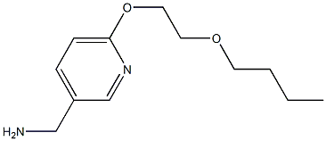 [6-(2-butoxyethoxy)pyridin-3-yl]methanamine 化学構造式