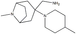 [8-methyl-3-(4-methylpiperidin-1-yl)-8-azabicyclo[3.2.1]octan-3-yl]methanamine|