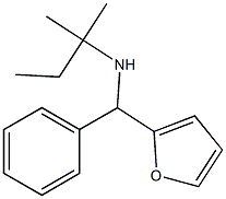 [furan-2-yl(phenyl)methyl](2-methylbutan-2-yl)amine Structure