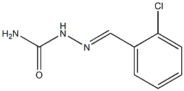 {[(2-chlorophenyl)methylidene]amino}urea,,结构式