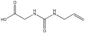 {[(allylamino)carbonyl]amino}acetic acid,,结构式