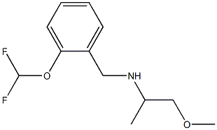 {[2-(difluoromethoxy)phenyl]methyl}(1-methoxypropan-2-yl)amine