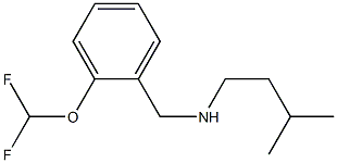 {[2-(difluoromethoxy)phenyl]methyl}(3-methylbutyl)amine