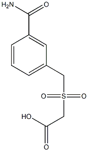 {[3-(aminocarbonyl)benzyl]sulfonyl}acetic acid|
