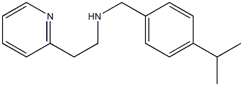 {[4-(propan-2-yl)phenyl]methyl}[2-(pyridin-2-yl)ethyl]amine