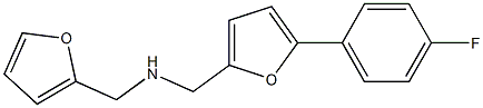 {[5-(4-fluorophenyl)furan-2-yl]methyl}(furan-2-ylmethyl)amine