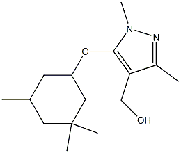 {1,3-dimethyl-5-[(3,3,5-trimethylcyclohexyl)oxy]-1H-pyrazol-4-yl}methanol