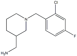  {1-[(2-chloro-4-fluorophenyl)methyl]piperidin-3-yl}methanamine