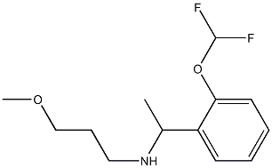 {1-[2-(difluoromethoxy)phenyl]ethyl}(3-methoxypropyl)amine|