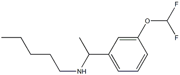  {1-[3-(difluoromethoxy)phenyl]ethyl}(pentyl)amine