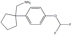  {1-[4-(difluoromethoxy)phenyl]cyclopentyl}methanamine
