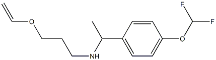 {1-[4-(difluoromethoxy)phenyl]ethyl}[3-(ethenyloxy)propyl]amine|