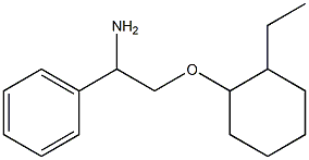 {1-amino-2-[(2-ethylcyclohexyl)oxy]ethyl}benzene,,结构式