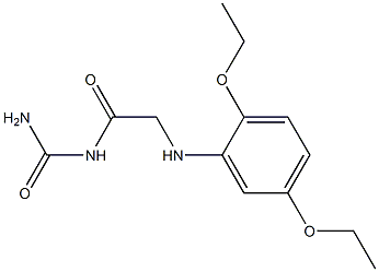{2-[(2,5-diethoxyphenyl)amino]acetyl}urea|