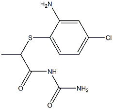 {2-[(2-amino-4-chlorophenyl)sulfanyl]propanoyl}urea|