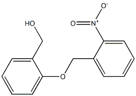 {2-[(2-nitrophenyl)methoxy]phenyl}methanol Structure