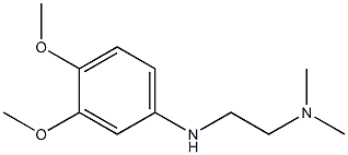 {2-[(3,4-dimethoxyphenyl)amino]ethyl}dimethylamine Struktur