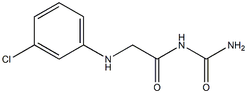 {2-[(3-chlorophenyl)amino]acetyl}urea