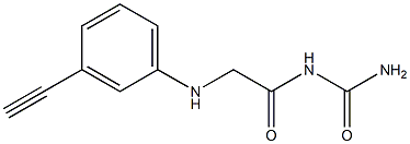 {2-[(3-ethynylphenyl)amino]acetyl}urea