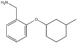  {2-[(3-methylcyclohexyl)oxy]phenyl}methanamine