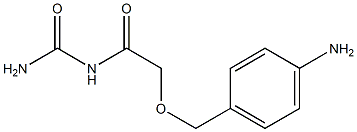 {2-[(4-aminophenyl)methoxy]acetyl}urea Structure