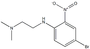 {2-[(4-bromo-2-nitrophenyl)amino]ethyl}dimethylamine Structure