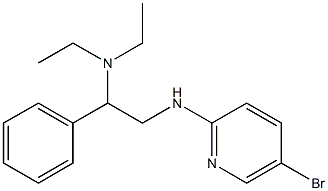 {2-[(5-bromopyridin-2-yl)amino]-1-phenylethyl}diethylamine