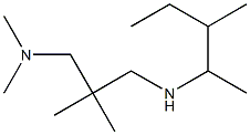 {2-[(dimethylamino)methyl]-2-methylpropyl}(3-methylpentan-2-yl)amine Structure