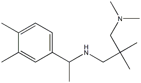 {2-[(dimethylamino)methyl]-2-methylpropyl}[1-(3,4-dimethylphenyl)ethyl]amine Structure