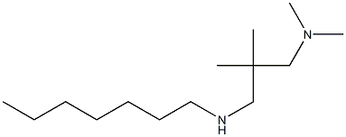 {2-[(heptylamino)methyl]-2-methylpropyl}dimethylamine Structure