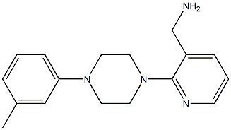 {2-[4-(3-methylphenyl)piperazin-1-yl]pyridin-3-yl}methanamine