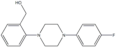 {2-[4-(4-fluorophenyl)piperazin-1-yl]phenyl}methanol Structure