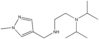 {2-[bis(propan-2-yl)amino]ethyl}[(1-methyl-1H-pyrazol-4-yl)methyl]amine Structure