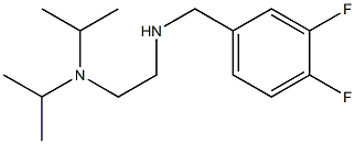 {2-[bis(propan-2-yl)amino]ethyl}[(3,4-difluorophenyl)methyl]amine Structure