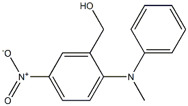 {2-[methyl(phenyl)amino]-5-nitrophenyl}methanol,,结构式